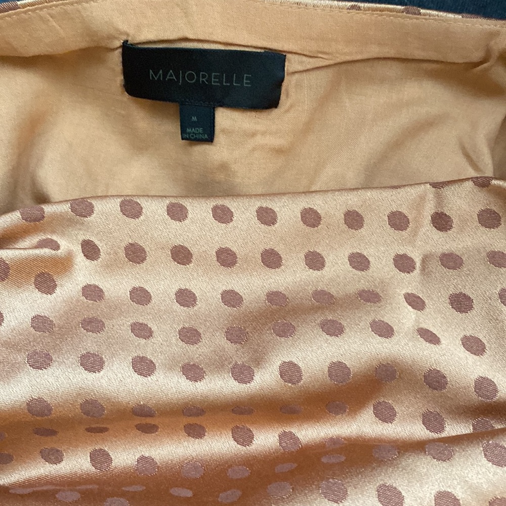 Majorelle, M, Isadora polka dot high slit midi dress, beautiful structure & fit! - Picture 11 of 11